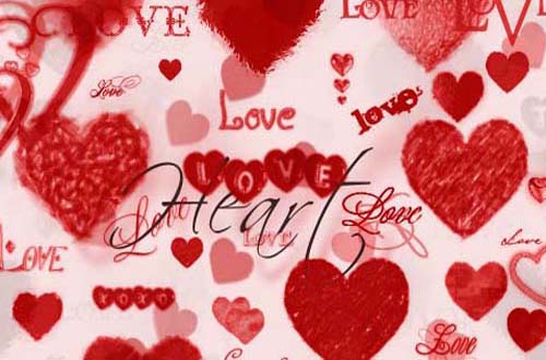 photoshop heart brushes