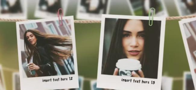 Love Photo Gallery template with artistic design in 4K and HD resolution