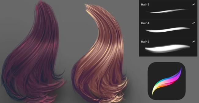 Compact hair brush set