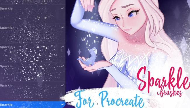 Free Sparkling Brush Set for Procreate