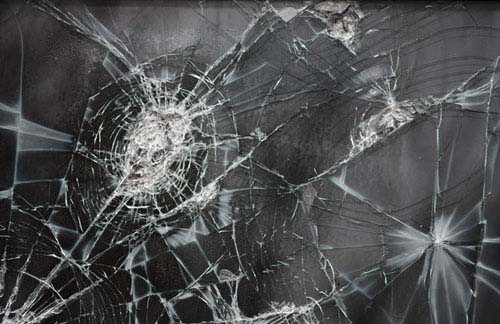 broken glass texture