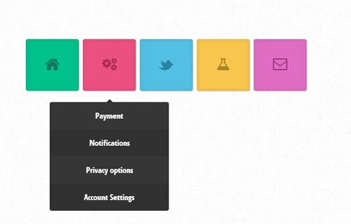 css3 html5 dropdown menu
