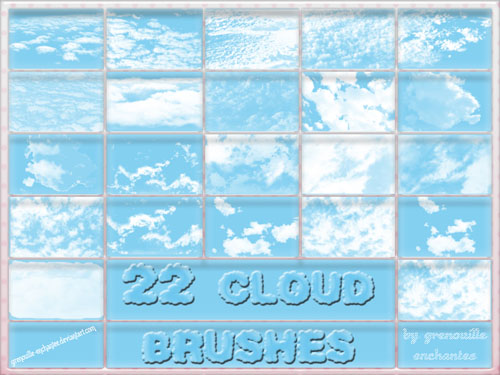 photoshop cloud brushes