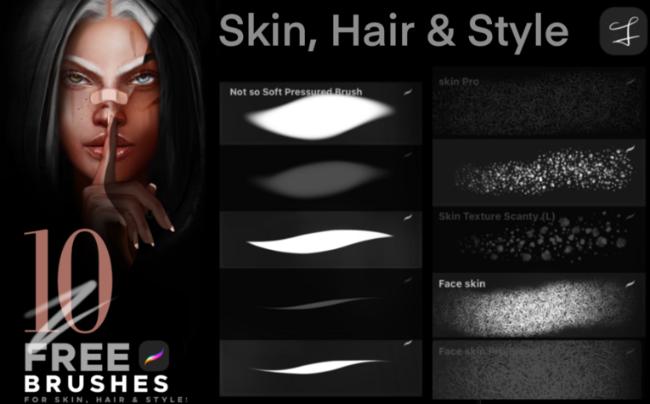 Free hair brush sampler