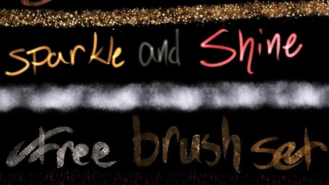 Sparkle and Shine Procreate Brushes pack