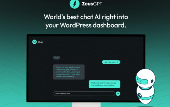 ZeusGPT WordPress Plugin powered by ChatGPT