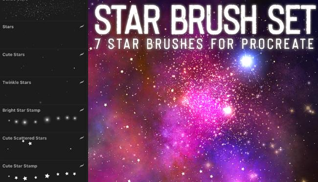 Procreate star brush