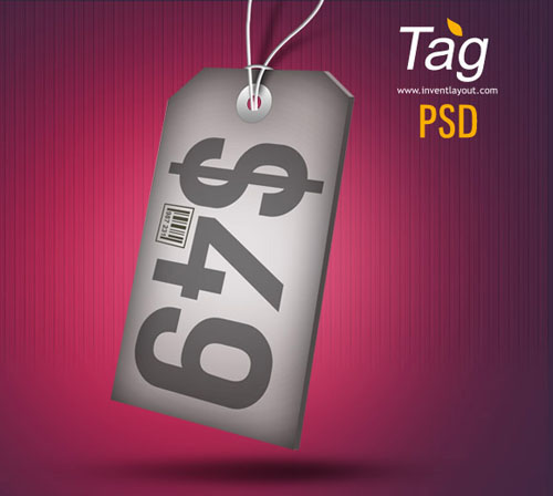 price tag psd