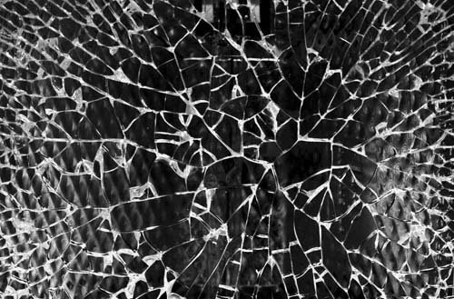 broken glass texture