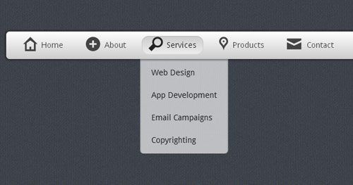 css3 html5 dropdown menu
