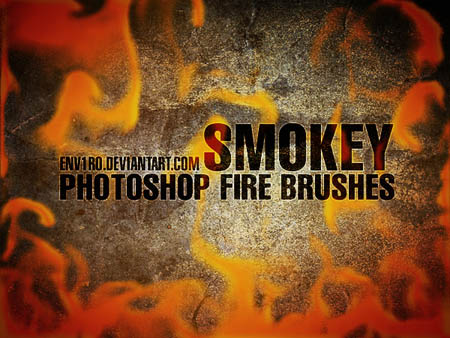 photoshop fire brushes