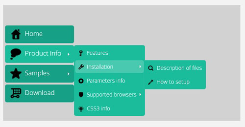 css3 html5 dropdown menu
