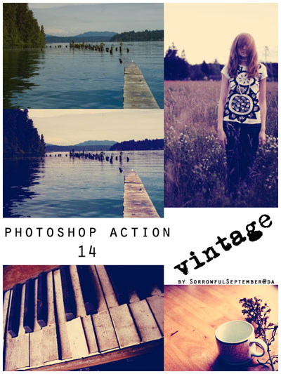 vintage photoshop actions