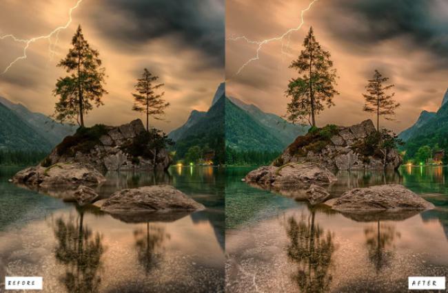 25 Nature HDR Lightroom Presets - Deep Greens and Lush Landscapes