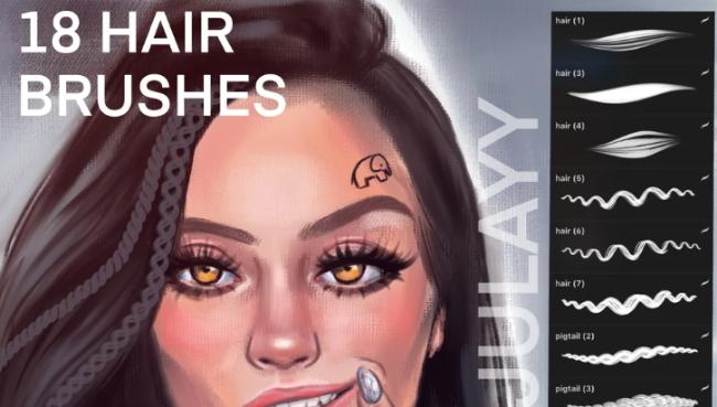 Comprehensive hair brush set