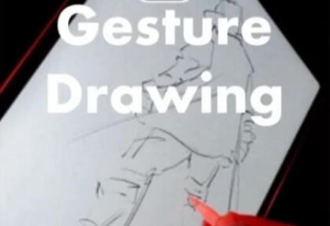 Gesture drawing pencil set