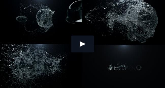 Water Blast Logo Intro