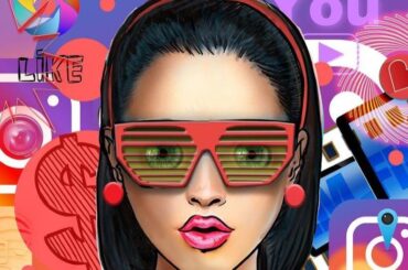 instagram post and story template