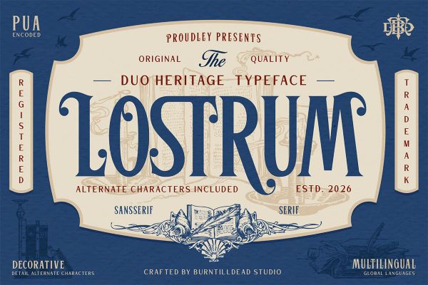 Lostrum Font