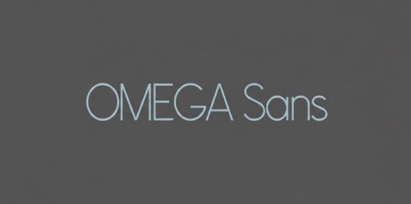 Omega Sans font