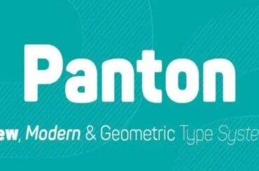 Panton Font