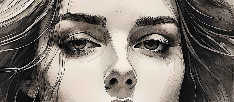 procreate portrait sketch