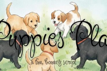 Puppies Play Font