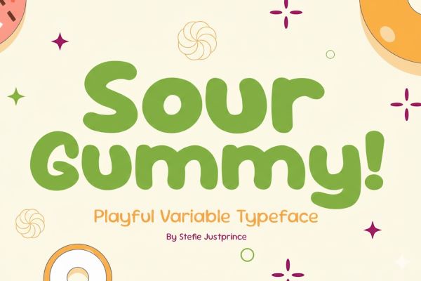 Sour Gummy Font