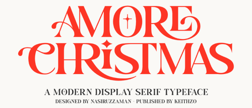Amore Christmas Font